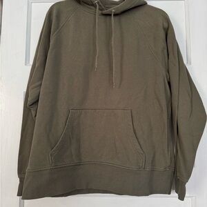 H&M Green Pullover Hoodie Sweatshirt
